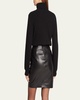 Cashmere Ribbed Turtleneck Sweater