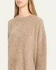 Natalia Cashmere Drop-Shoulder Sweater