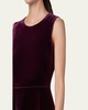 Velvet Flared Mini Dress