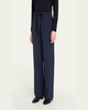 Mid-Rise Wide-Leg Utility Drawstring Pants