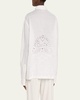 Belvoir Lace Linen Shirt