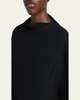 Triple Silk Georgette Long Sleeve Gown