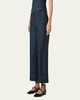 Chiara Wide Leg Cotton Wool Denim Pants