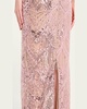 Giselle Strapless Bead & Sequin Column Gown