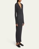 Maeve Body-Con Superfine merino Silk Maxi Dress
