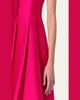 Pintuck Sleeveless Silk Coat Dress