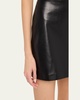 Agda Recycled Leather Mini Skirt