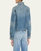 Sally Zip-Front Denim Jacket