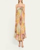 Tallow Printed Ruffle Maxi Dress