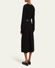 Enya Lightweight Crepe Dress with Belt