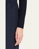 Mid-Rise Wide-Leg Utility Drawstring Pants