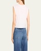 Sleeveless Cropped Babe Tee