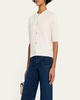 Shrunken Short-Sleeve Cardigan