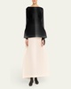 Paneled Pleats Top