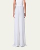 Fellia Silk Double Layer Wide-Leg Pants