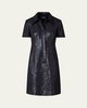 Sequined Chiffon Mini Dress