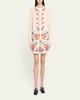 Beaded Garden Party Linen Shirt