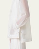 Palina Double Layer Techno Grid Parka