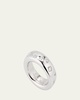 18K White Gold Iconica Ring with Fancy Set Diamonds