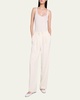 Pleated Casual Drawstring Pants