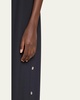 Jackson Straight-Leg Snap Pants