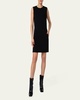 Wool Crepe Mini Dress