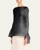 Paneled Pleats Top