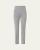 Maxine Micro Houndstooth High Waist Jersey Pants