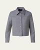Talitha Vichy Wool Shirt Jacket