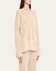 Angel Fish Knit Lace Pullover