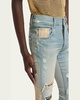 Men's MA Quad Art Patch Skinny Jeans