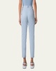 Freda Seersucker Striped Tapered-Leg Pants