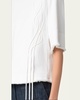 Rope Raw Edge Blouse