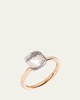 Nudo Petite Rose Gold & White Topaz Ring