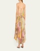 Tallow Printed Ruffle Maxi Dress