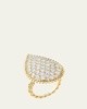 XL 18K Yellow Gold Serpent Boheme Diamond Ring