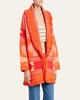 Icon Jacquard Belted Cardigan