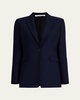 Single Button Blazer Jacket