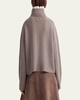 Zoppez Ribbed Turtleneck Cashmere Sweater