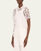 Primrose Floral Lace Button Down Shirt
