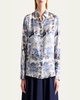 Chika Printed Button Down Top