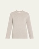 Crewneck Oversized Cashmere Tunic Sweater