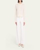 Tipped Half-Moon Cardigan