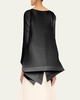 Paneled Pleats Top