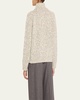 Textured Marl Turtleneck Sweater