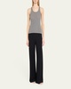 Di Maria Ribbed Scoop-Neck Tank