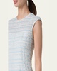 Tweed Fit-Flare Mini Dress