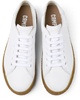White leather shoes for women