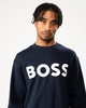 Crew-neck Sweatshirt With Logo Print