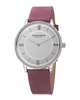 Akribos XXIV Women's Swarovski Leather Watch